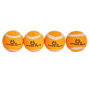 Hyper Pet Blaze Orange Tennis Balls 4 Pack